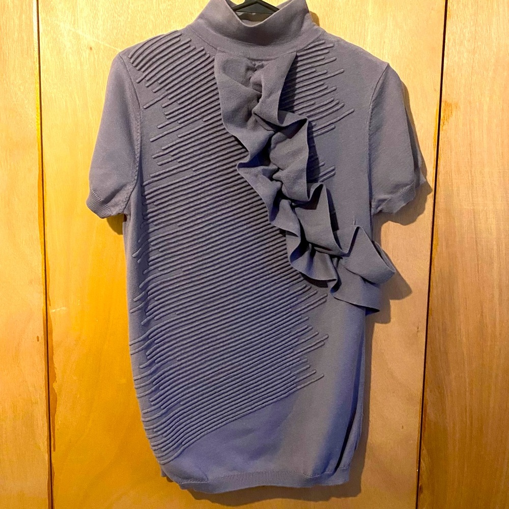 Ashley Stewart sweater, gray, size 12.
